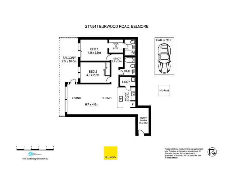 Floorplan of Homely apartment listing, 17/541 Burwood Road, Belmore NSW 2192