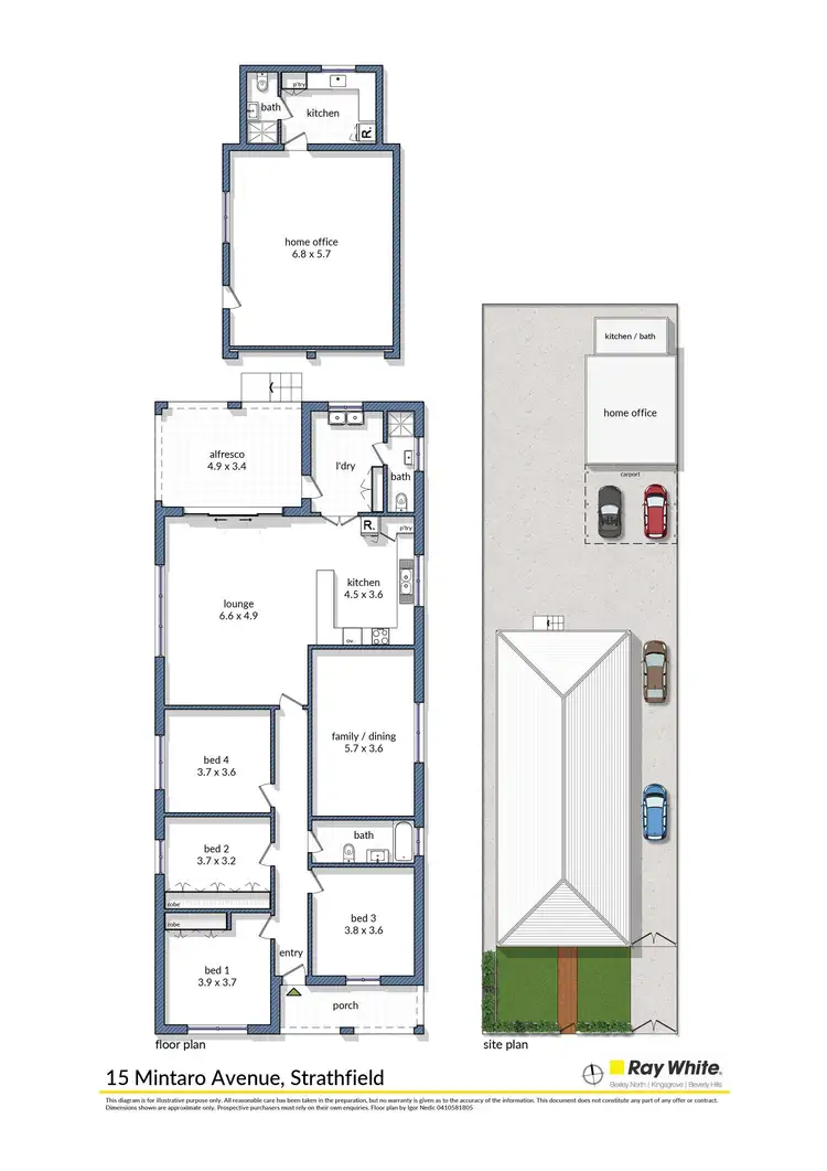 Floorplan of Homely house listing, 15 Mintaro Avenue, Strathfield NSW 2135