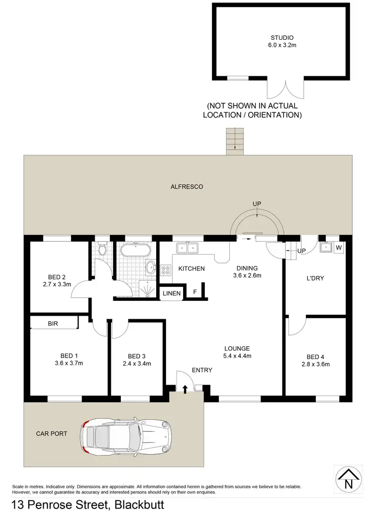 Floorplan of Homely house listing, 13 Penrose Street, Blackbutt NSW 2529