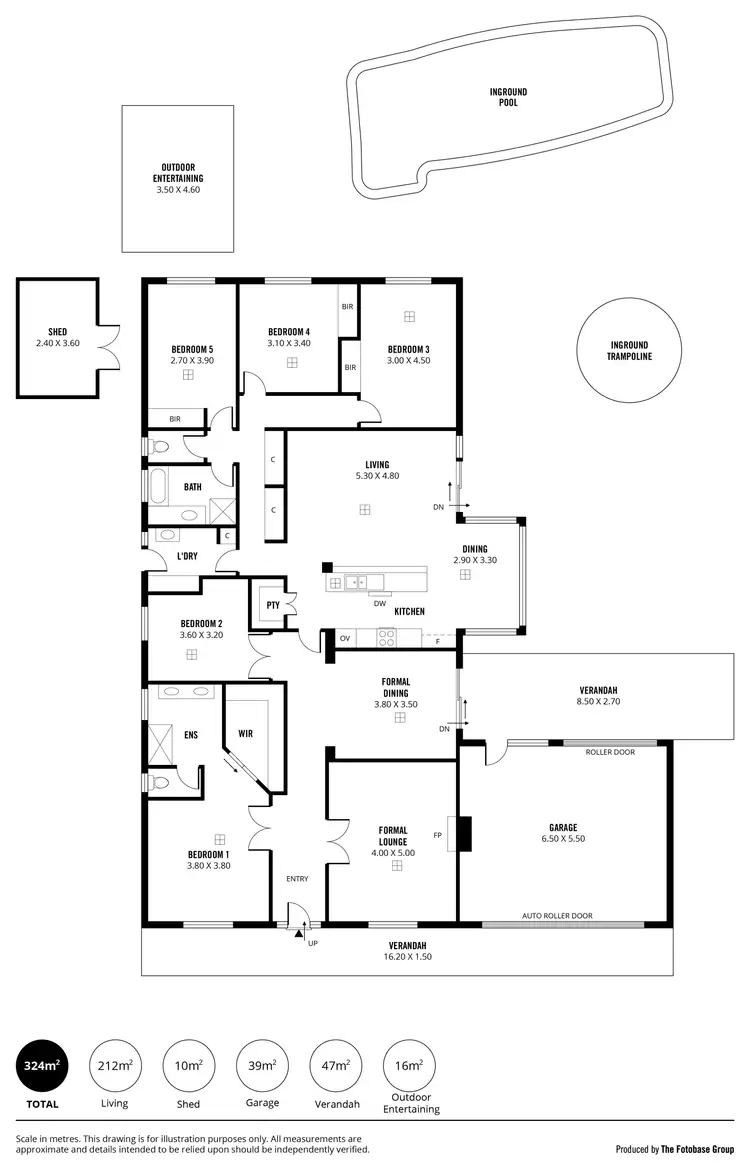 Floorplan of Homely house listing, 21 The Parkway, Aberfoyle Park SA 5159