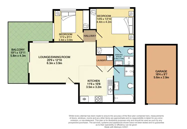 Floorplan of Homely unit listing, 18/64-68 Cardigan Street, Guildford NSW 2161