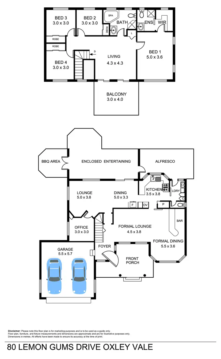 Floorplan of Homely house listing, 80 Lemon Gums Drive, Tamworth NSW 2340
