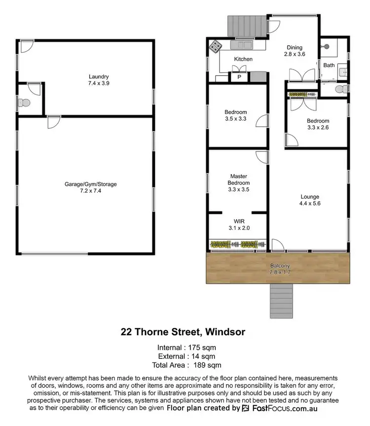 Floorplan of Homely house listing, 22 Thorne Street, Windsor QLD 4030