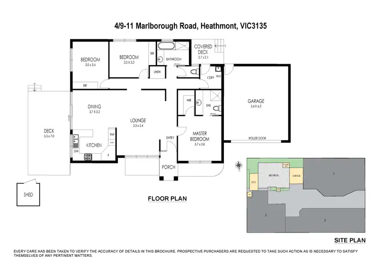 Floorplan of Homely unit listing, 4/9 Marlborough Road, Heathmont VIC 3135