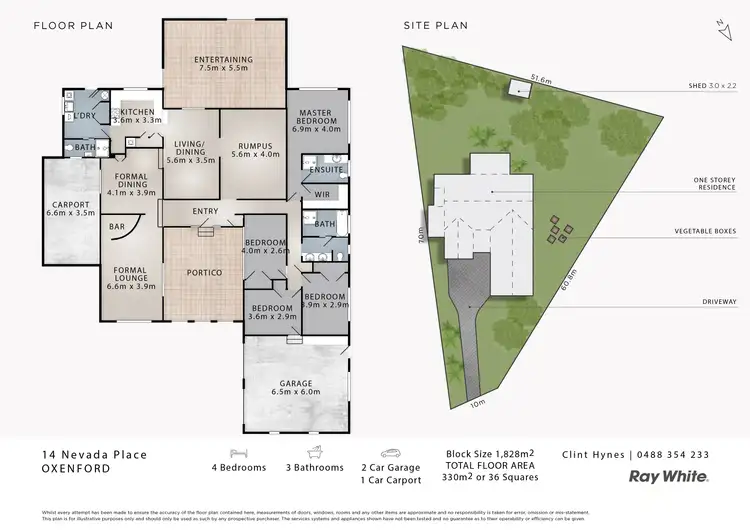 Floorplan of Homely house listing, 14 Nevada Place, Oxenford QLD 4210