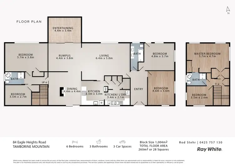 Floorplan of Homely house listing, 84 Eagle Heights Road, Tamborine Mountain QLD 4272