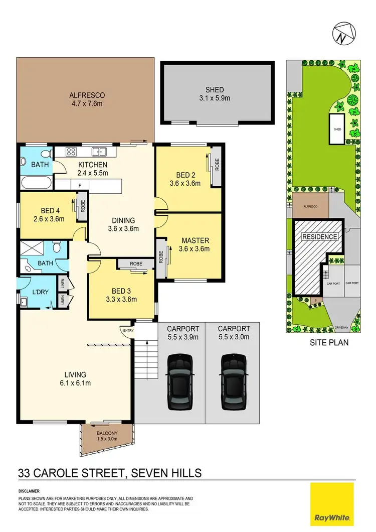 Floorplan of Homely house listing, 33 Carole Street, Seven Hills NSW 2147