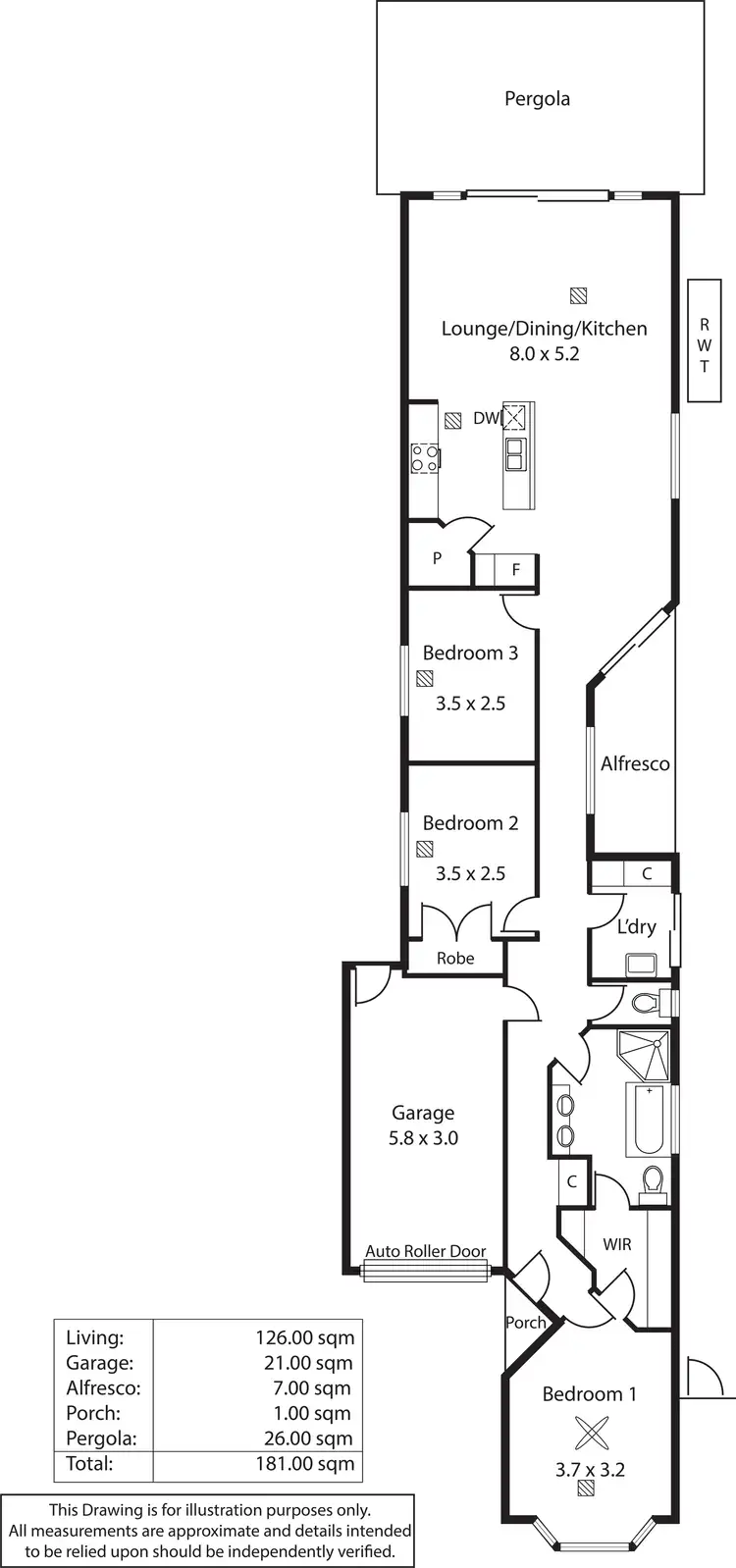 Floorplan of Homely house listing, 28 Bolingbroke Avenue, Henley Beach SA 5022