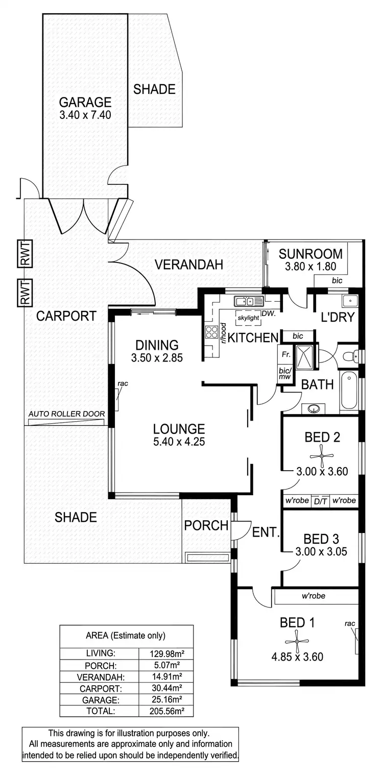 Floorplan of Homely house listing, 11 Gardner Street, Plympton SA 5038