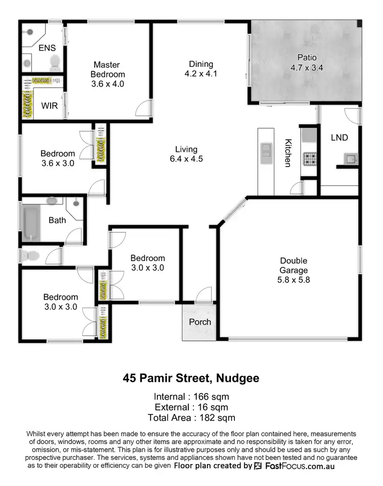 Floorplan of Homely house listing, 45 Pamir Street, Nudgee QLD 4014