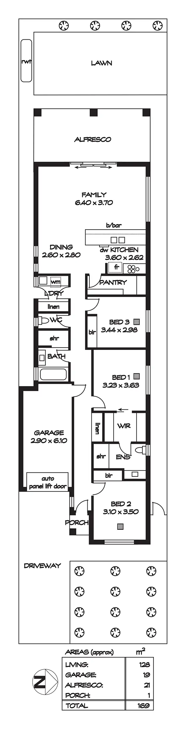 Floorplan of Homely house listing, 9A Learmonth Terrace, Enfield SA 5085