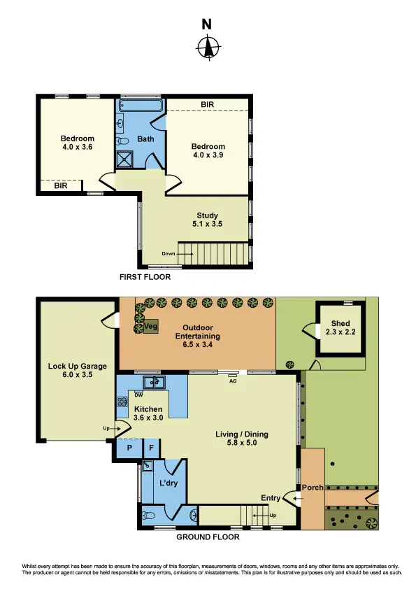 Floorplan of Homely townhouse listing, 1/4 Rymill Court, Altona North VIC 3025