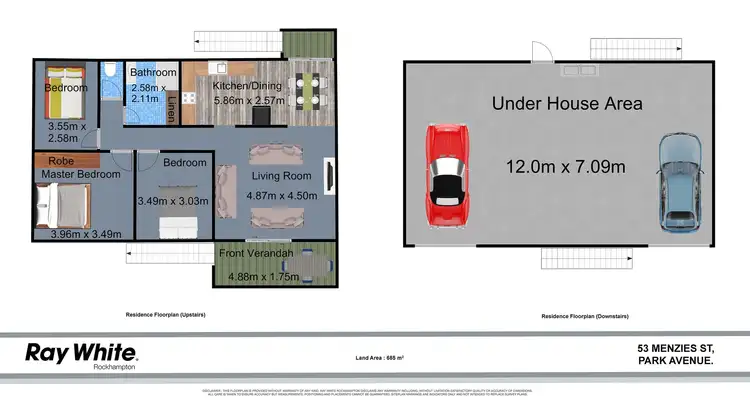 Floorplan of Homely house listing, 53 Menzies Street, Park Avenue QLD 4701
