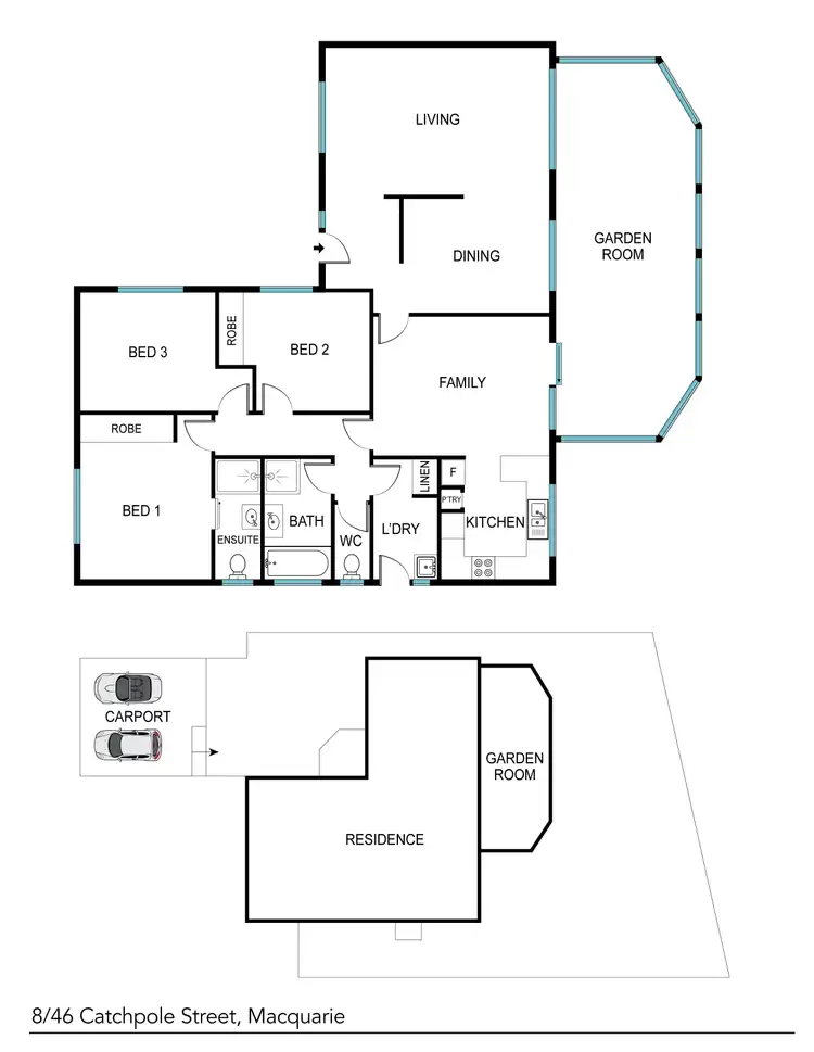 Floorplan of Homely house listing, 8/46 Catchpole Street, Macquarie ACT 2614