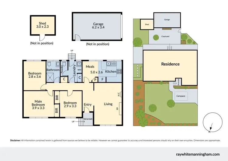 Floorplan of Homely unit listing, 1/8 Swanley Avenue, Bayswater North VIC 3153