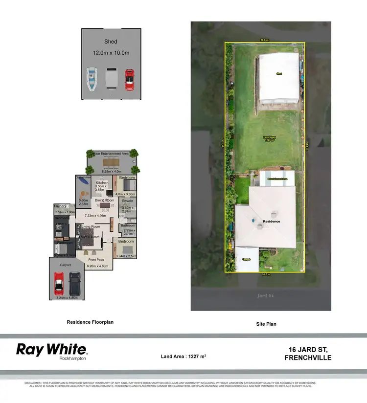 Floorplan of Homely house listing, 16 Jard Street, Frenchville QLD 4701