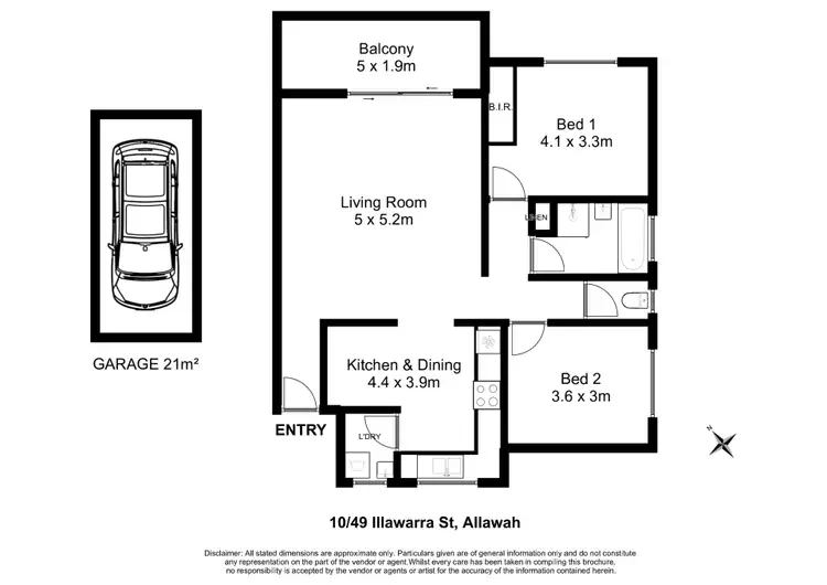 Floorplan of Homely unit listing, 10/49 Illawarra Street, Allawah NSW 2218