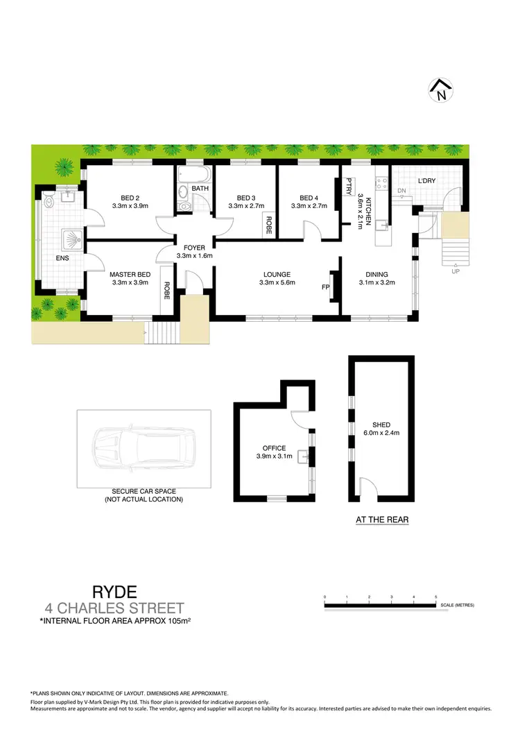 Floorplan of Homely house listing, 4 Charles Street, Ryde NSW 2112