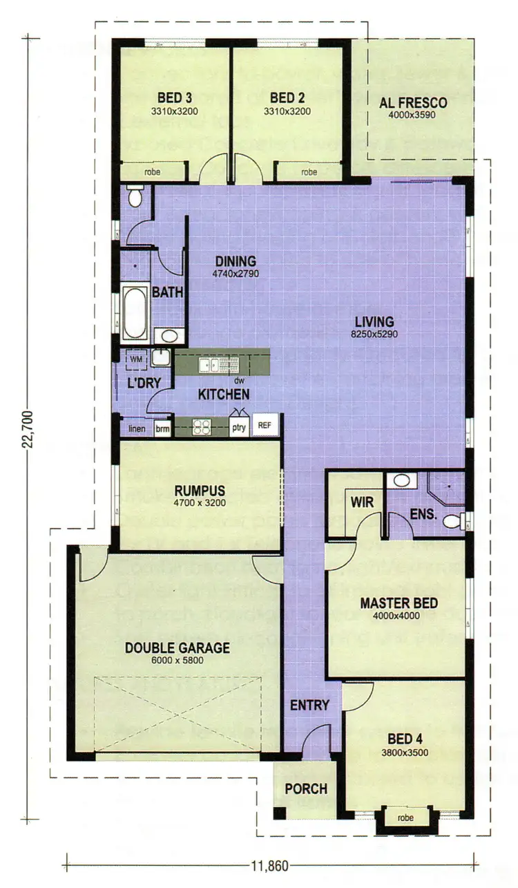 Floorplan of Homely house listing, 34 Ellswood Crescent, Mildura VIC 3500
