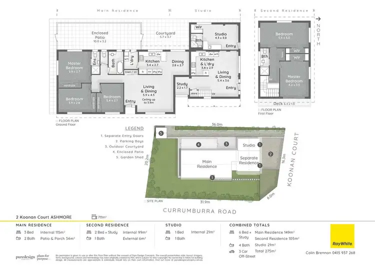 Floorplan of Homely house listing, 2 Koonan Court, Ashmore QLD 4214