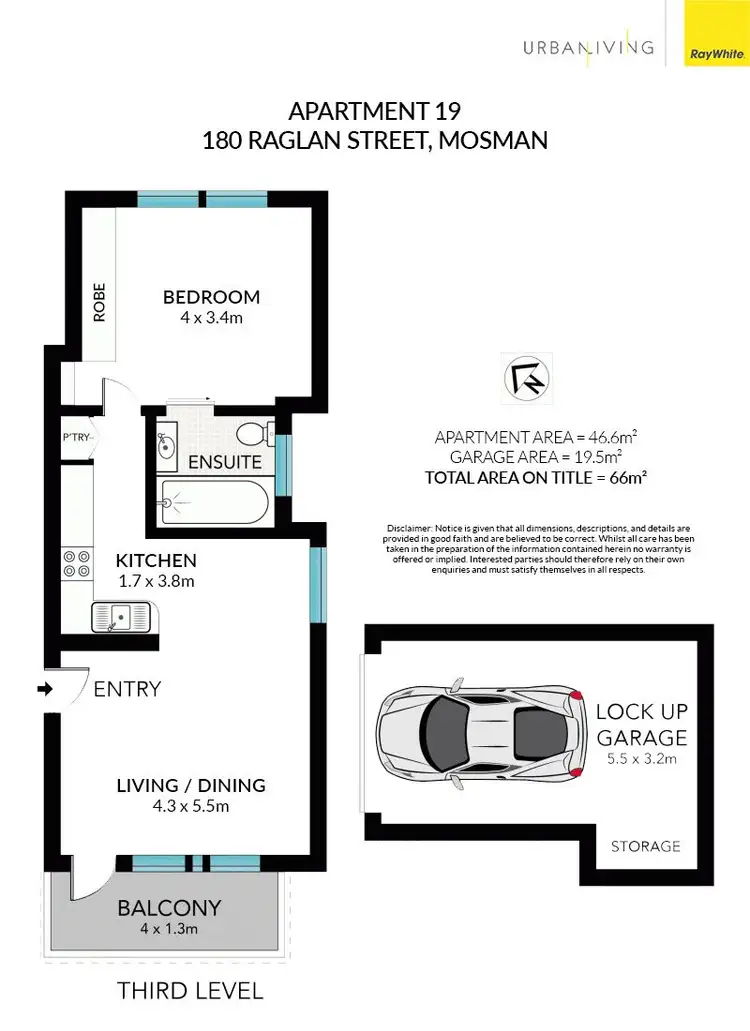 Floorplan of Homely apartment listing, 19/180 Raglan Street, Mosman NSW 2088