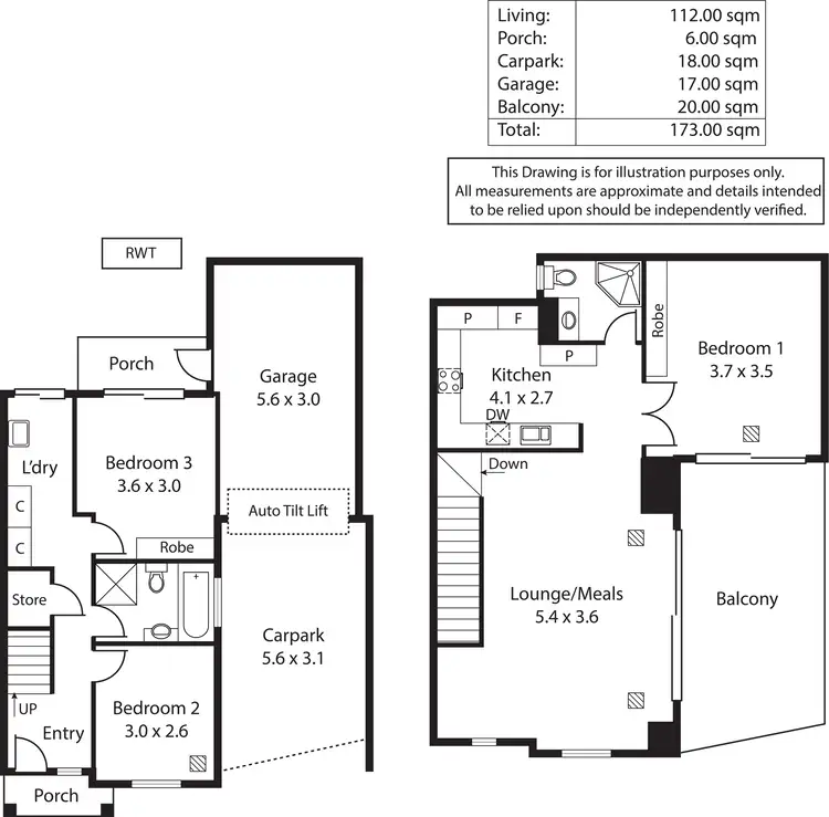 Floorplan of Homely townhouse listing, 13/731 Port Road, Woodville SA 5011