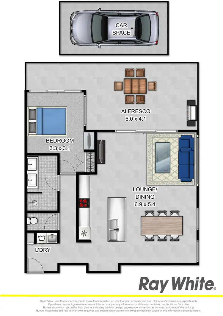 Floorplan of Homely apartment listing, G02/3 Yuruga Street, Austinmer NSW 2515