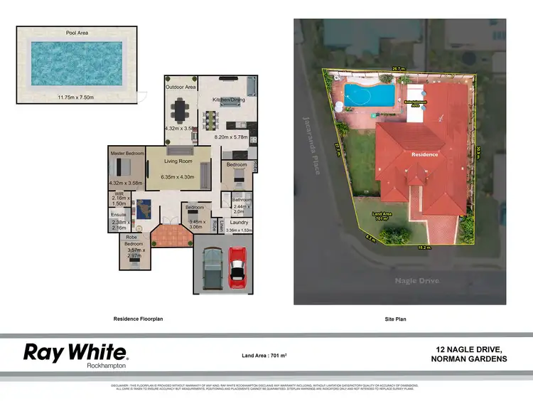 Floorplan of Homely house listing, 12 Nagle Drive, Norman Gardens QLD 4701