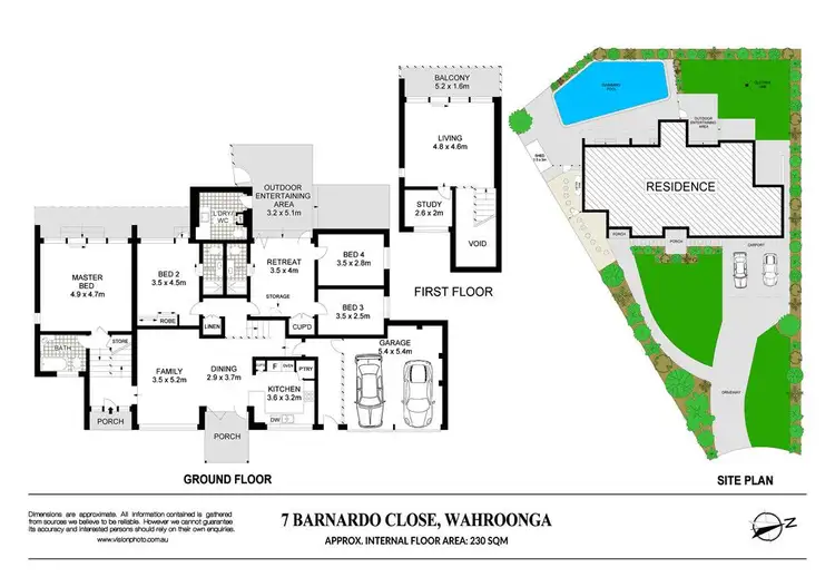 Floorplan of Homely house listing, 7 Barnardo Close, Wahroonga NSW 2076