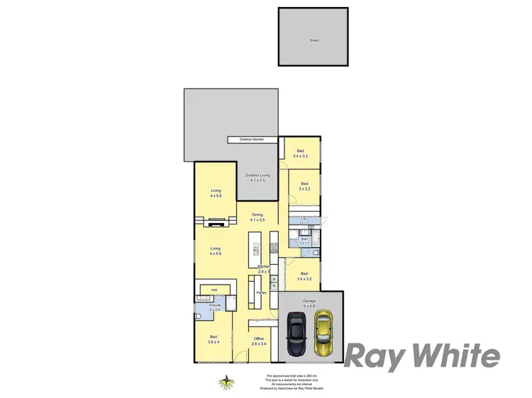 Floorplan of Homely house listing, 12 Sir Edward Drive, Benalla VIC 3672