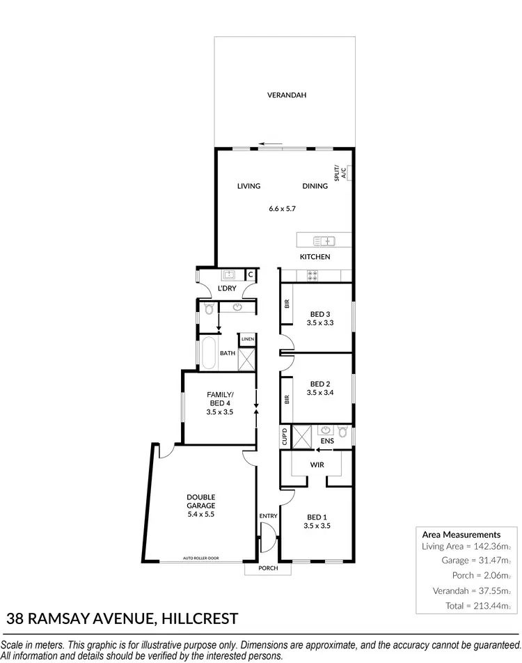 Floorplan of Homely house listing, 38 Ramsay Avenue, Hillcrest SA 5086