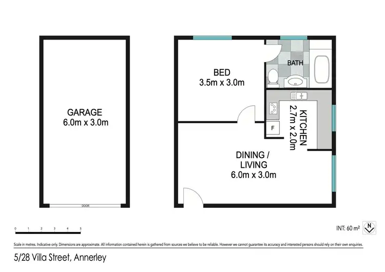Floorplan of Homely unit listing, 5/28 Villa Street, Annerley QLD 4103