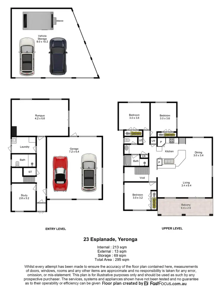 Floorplan of Homely house listing, 23 Esplanade, Yeronga QLD 4104