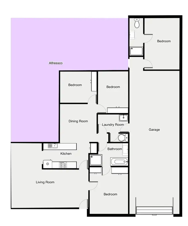 Floorplan of Homely house listing, 3400 Benetook Avenue, Irymple VIC 3498