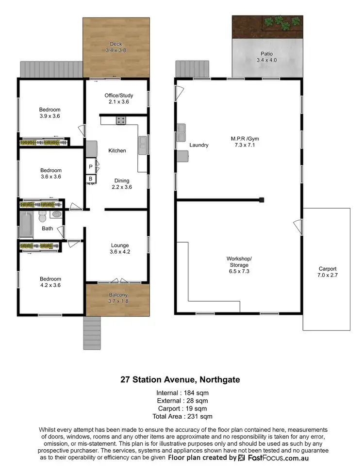 Floorplan of Homely house listing, 27 Station Avenue, Northgate QLD 4013