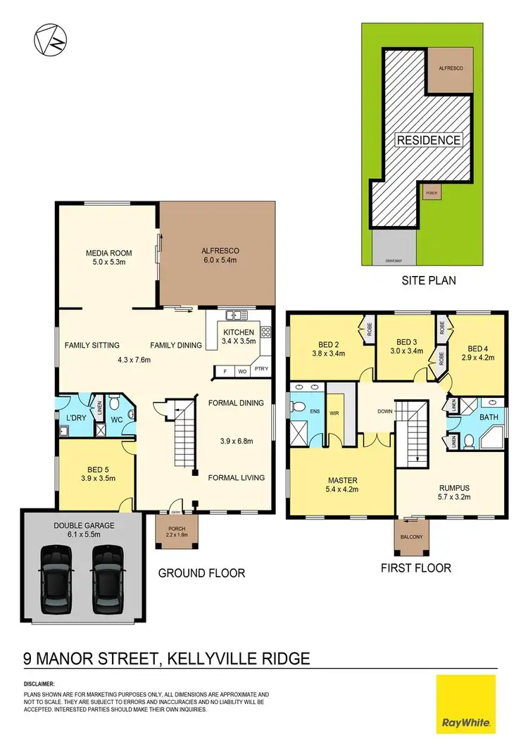 Floorplan of Homely house listing, 9 Manor Street, Kellyville Ridge NSW 2155