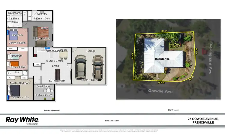 Floorplan of Homely house listing, 27 Gowdie Avenue, Frenchville QLD 4701