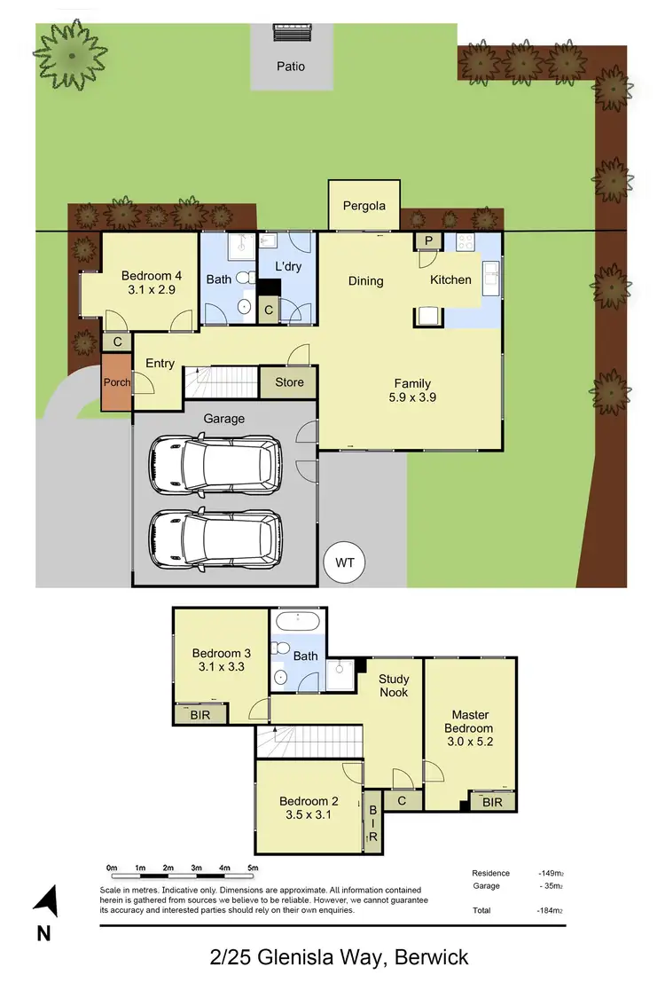 Floorplan of Homely house listing, 2/25 Glenisla Way, Berwick VIC 3806