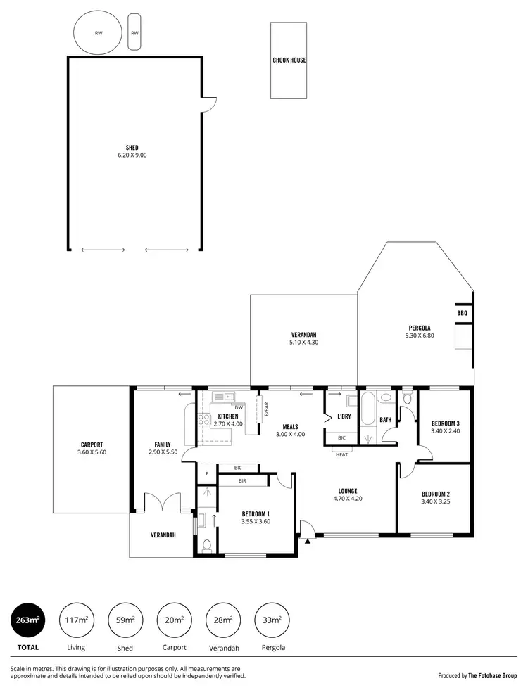 Floorplan of Homely house listing, 5 Burkett Drive, Strathalbyn SA 5255