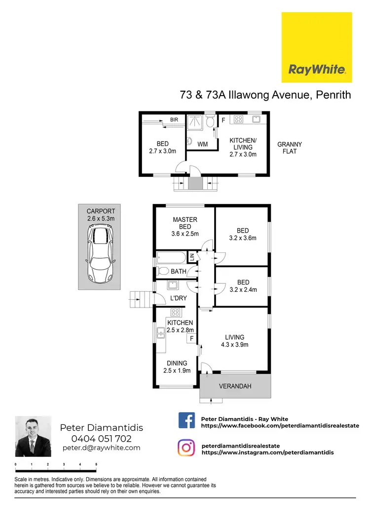 Floorplan of Homely house listing, 73 & 73a Illawong Avenue, Penrith NSW 2750