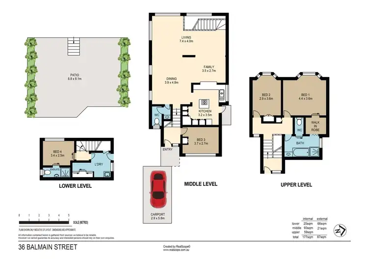 Floorplan of Homely house listing, 36 Balmain Street, Wooloowin QLD 4030