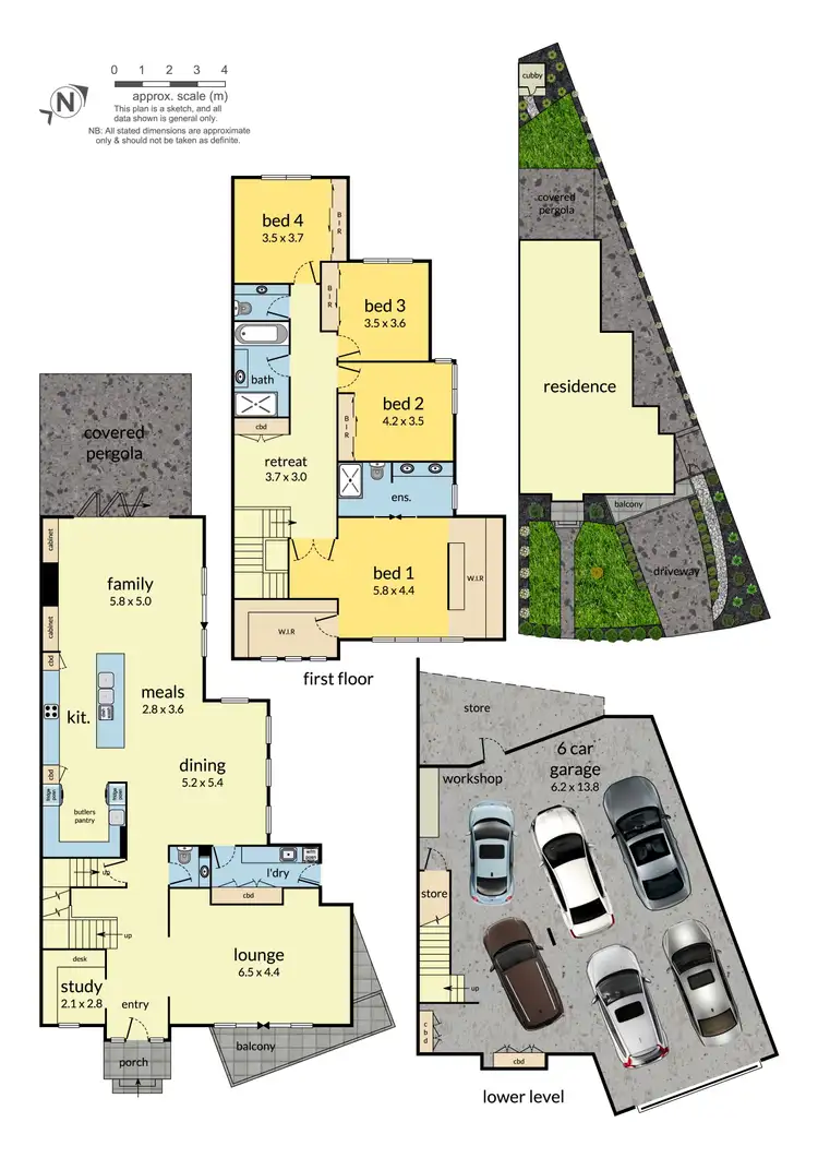 Floorplan of Homely townhouse listing, 21A Damon Road, Mount Waverley VIC 3149