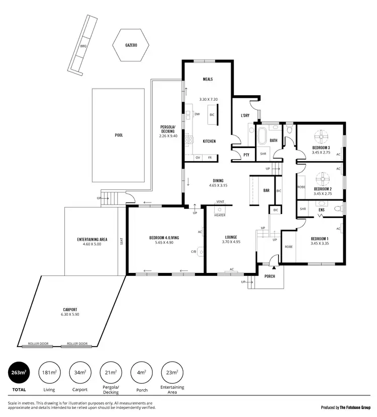 Floorplan of Homely house listing, 21 Witton Street, Flagstaff Hill SA 5159