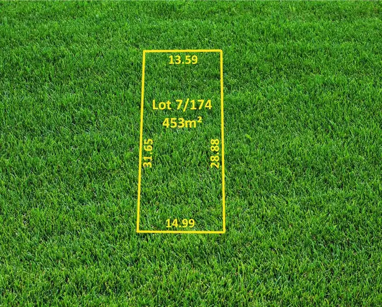 Floorplan of Homely land listing, 7/174 Paradise Drive, Wirrina Cove SA 5204