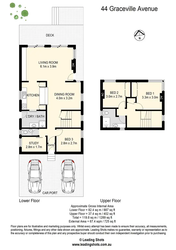 Floorplan of Homely house listing, 44 Graceville Avenue, Graceville QLD 4075