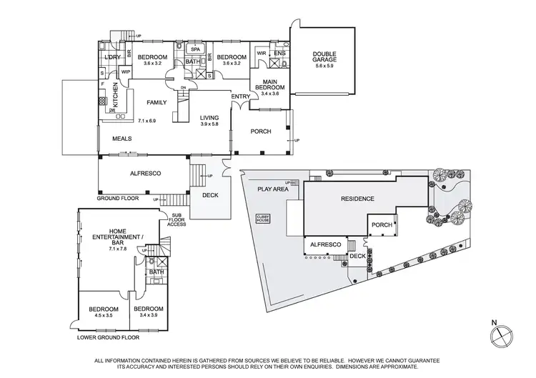 Floorplan of Homely house listing, 5 Athenry Terrace, Templestowe VIC 3106