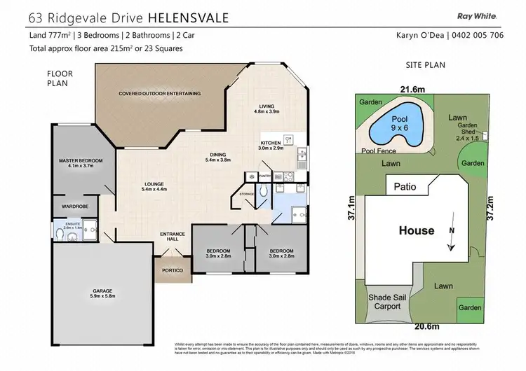 Floorplan of Homely house listing, 63 Ridgevale Drive, Helensvale QLD 4212