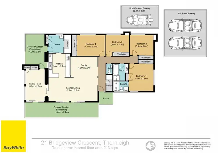 Floorplan of Homely house listing, 21 Bridgeview Crescent, Thornleigh NSW 2120