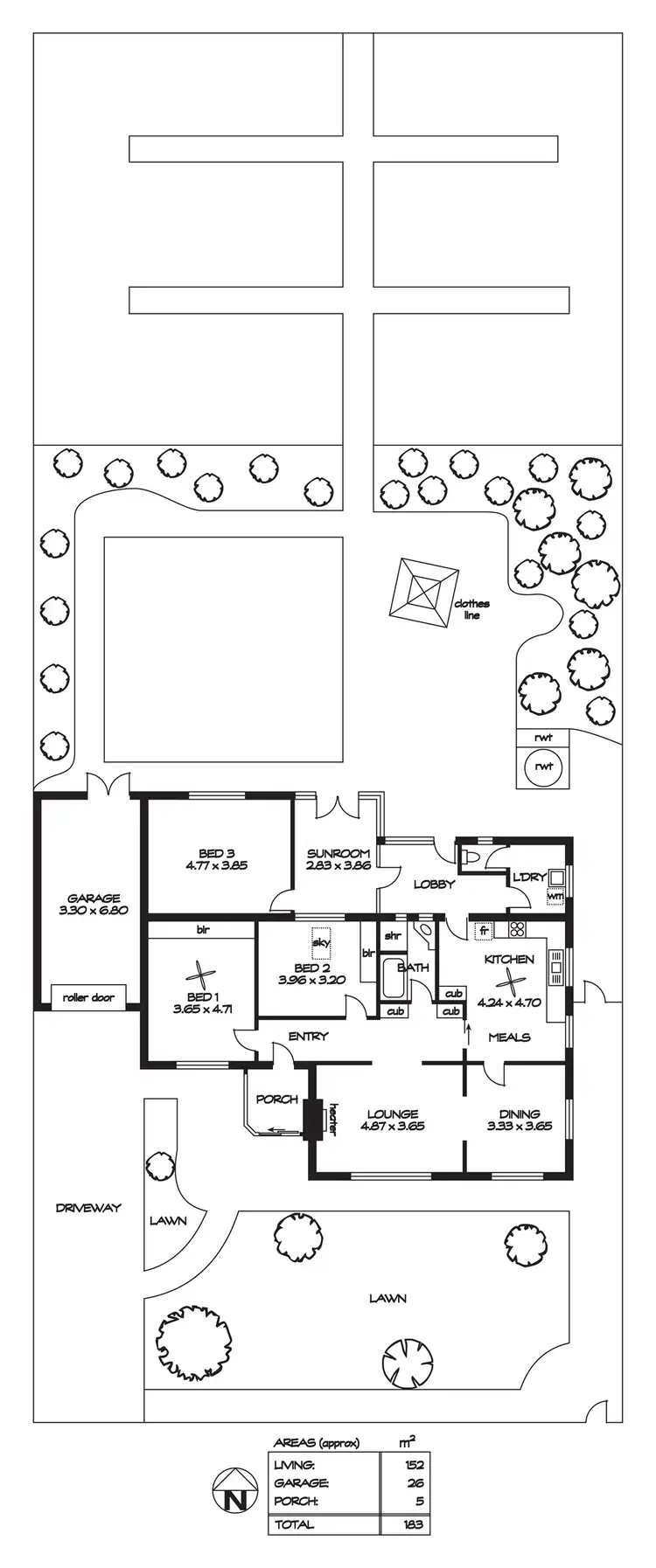Floorplan of Homely house listing, 47 Tait Street, Renown Park SA 5008