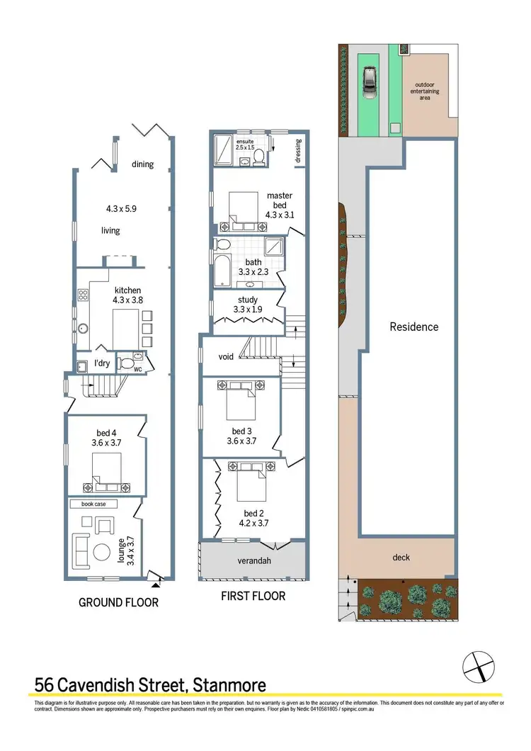 Floorplan of Homely house listing, 56 Cavendish Street, Stanmore NSW 2048